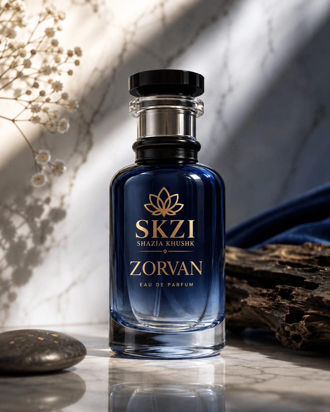 Zorvan fragrance bottle